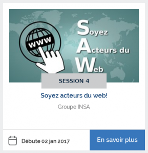 MOOC Soyez Acteurs du Web !